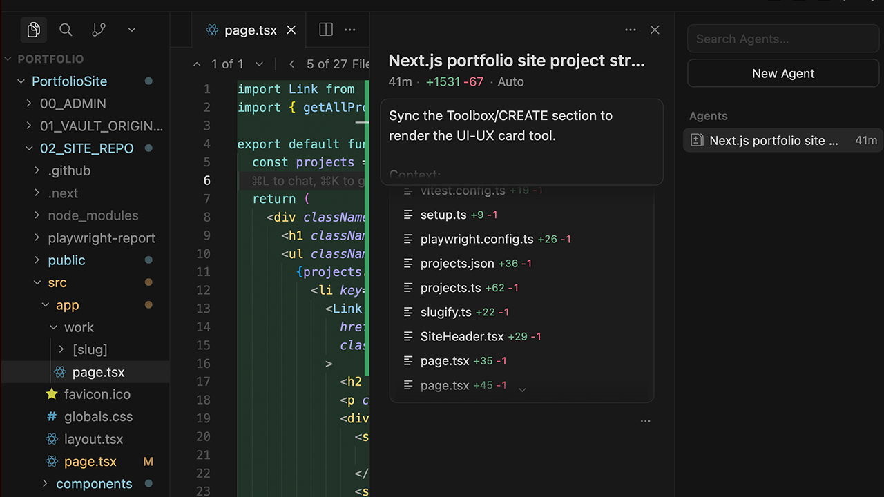 Build work example